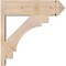 Ekena Millwork Merced Smooth Arts and Crafts Outlooker, Douglas Fir, 7 1/2"W x 24"D x 24"H OUT08X24X24MRC03SDF - alternate 2